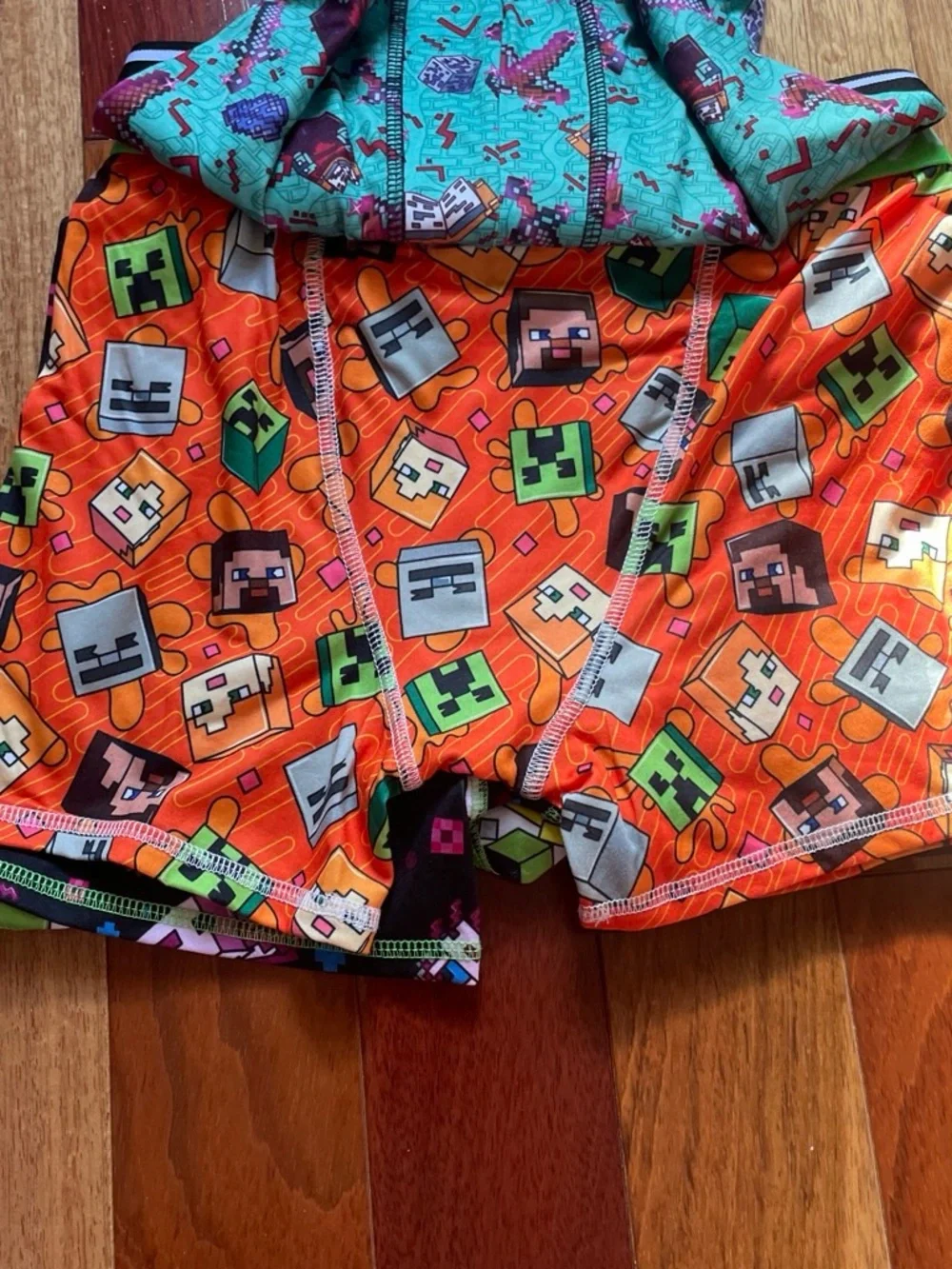 Minecraft Boys' Green Athletic Boxer Briefs - 4 Pack (XL)
